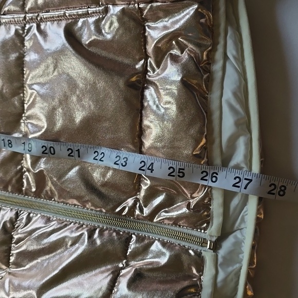 Rose Gold Puffer Vest - Picture 13 of 14